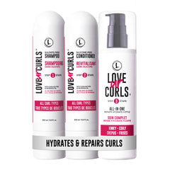 Love Ur Curls shampoo bottle closeup showing gentle cleansing for kinky coils