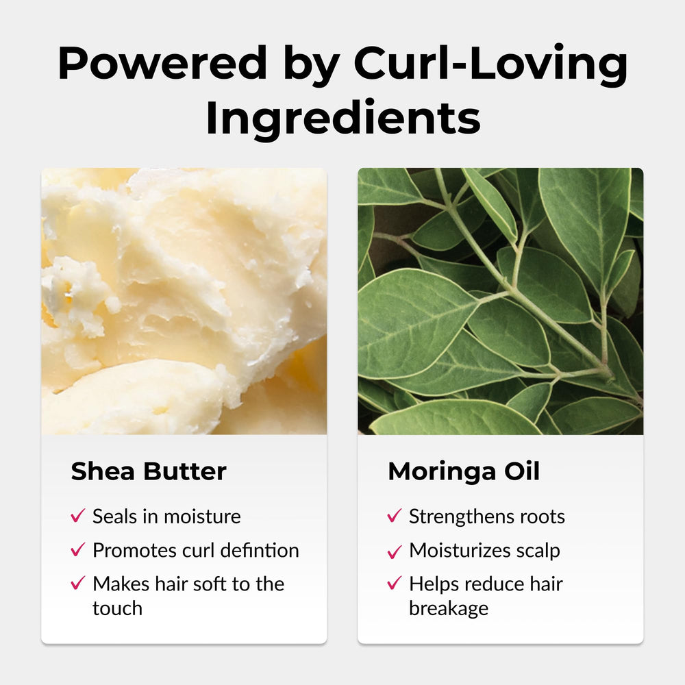 Love Ur Curls shea butter moringa oil ingredients nourishing curls