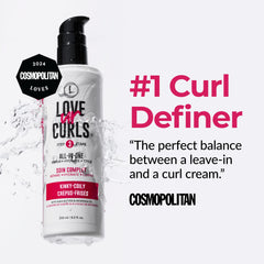 Love Ur Curls soft-defined-curls captures touchable texture and frizz-control.