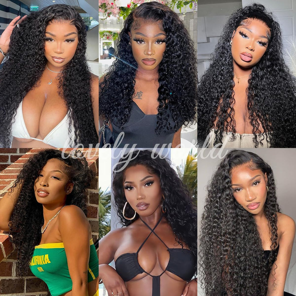 Lovelyworld Deep Wave Lace Front Wig 30in natural-look ideal for daily wear and confidence.