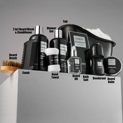 LOVERY 11-piece grooming kit with bath salts for spa-like pampering.