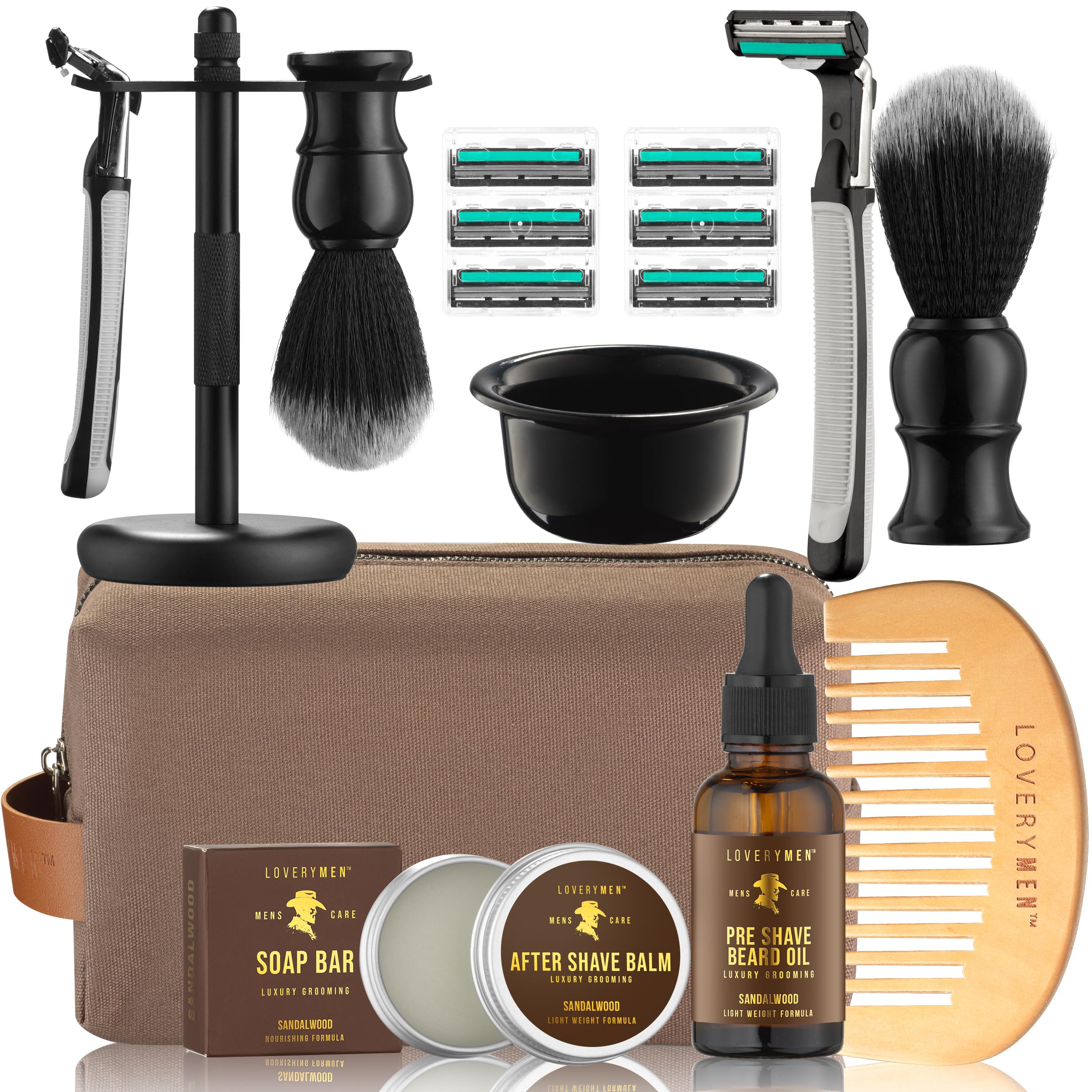 Lovery carry toiletry bag stores your grooming kit for travel
