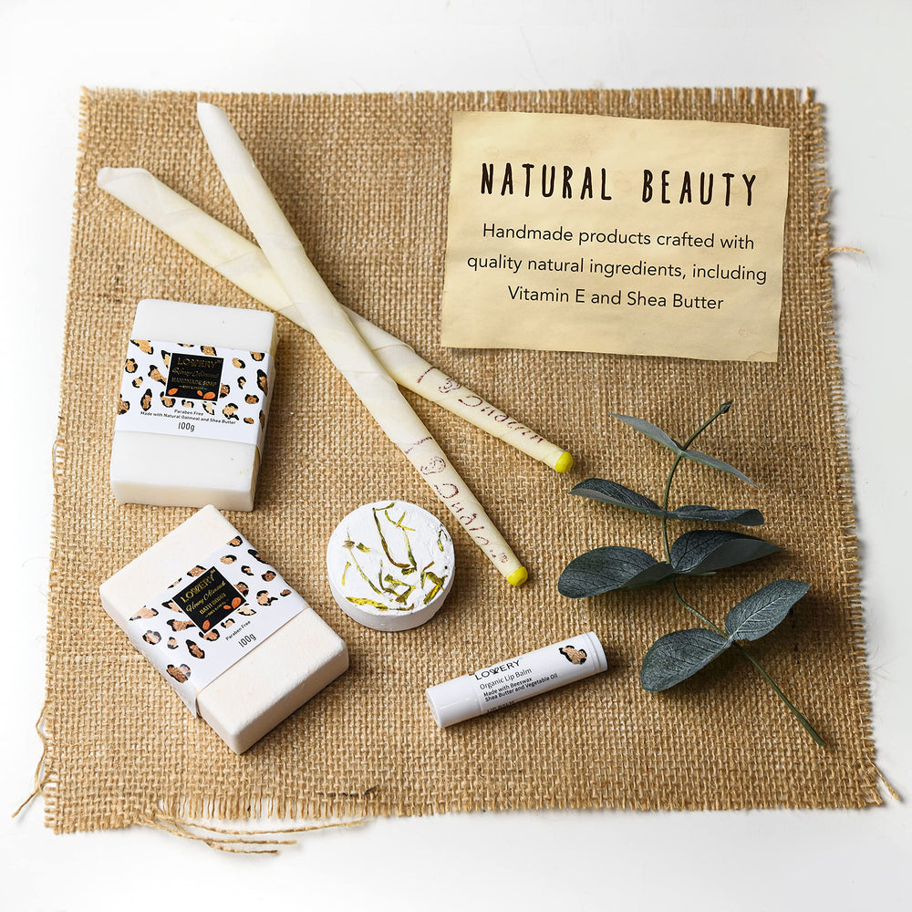 LOVERY ear candles and spa candles create calming ambience during routines