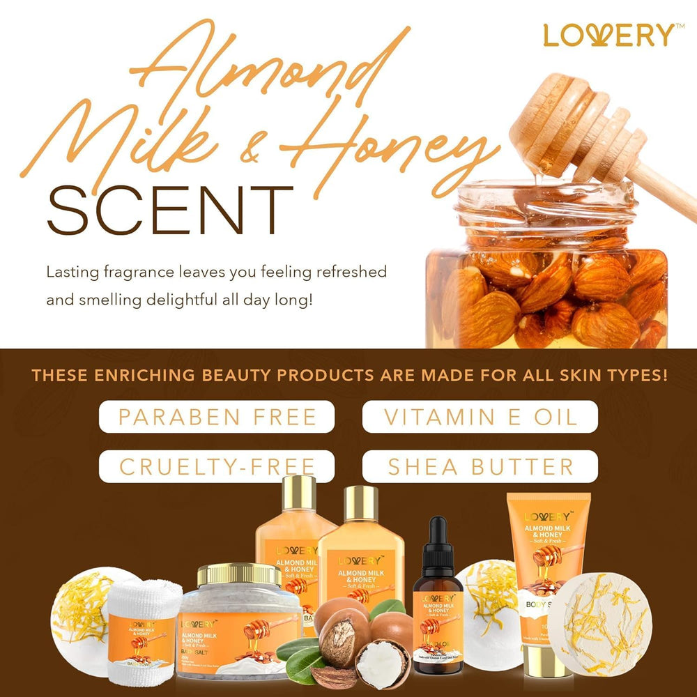 LOVERY soft hand towel for pampering after-bath moments.