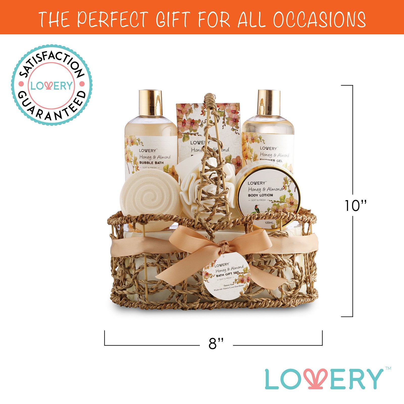 LOVERY handmade woven basket adds decorative storage and gifting presentation