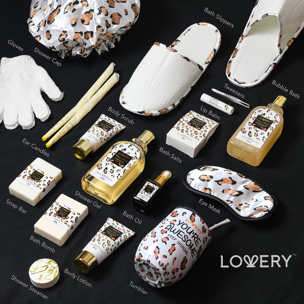 LOVERY organic lip balm provides conditioning after pampering sessions