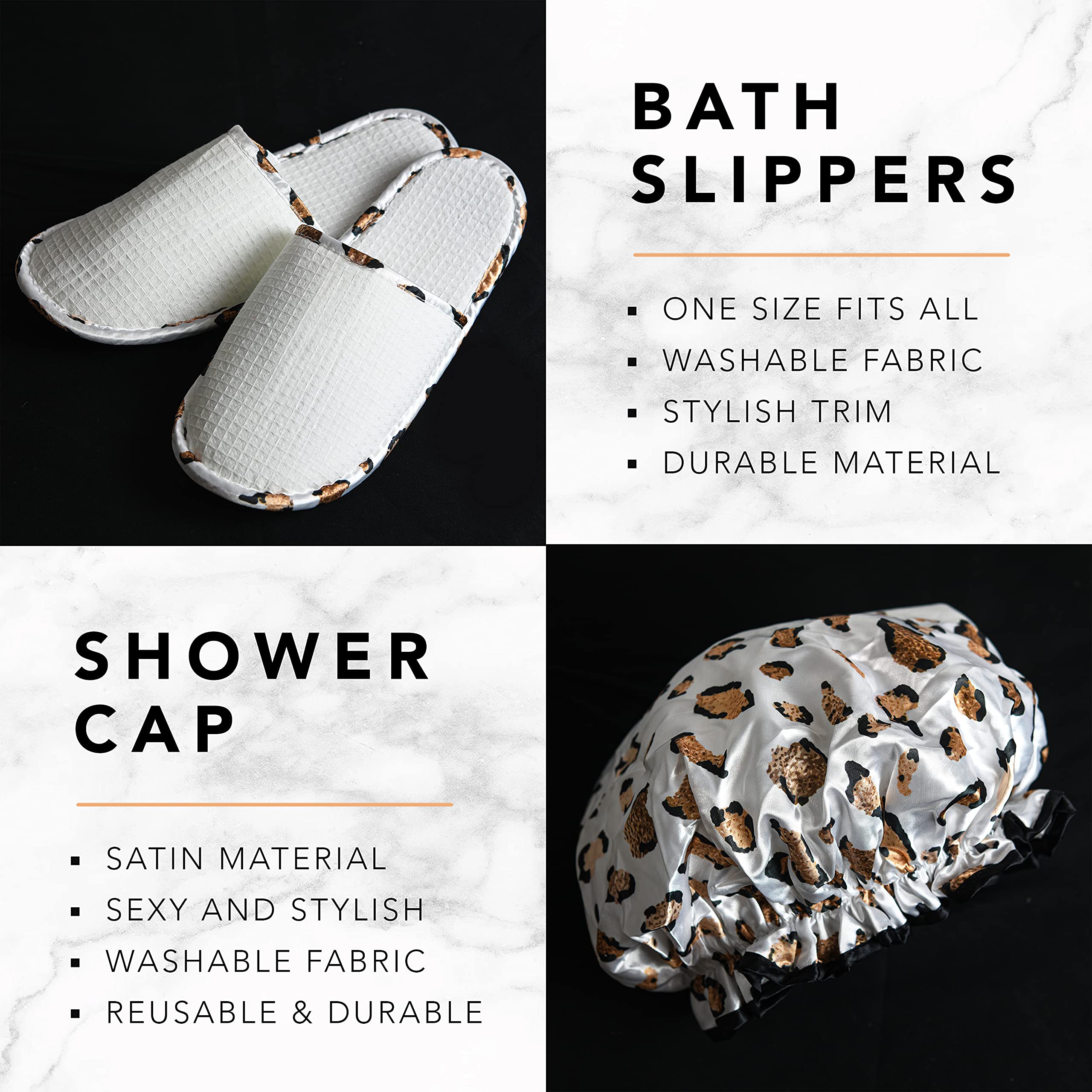 LOVERY satin eye mask and plush slippers enhance comfort during at-home spa moments