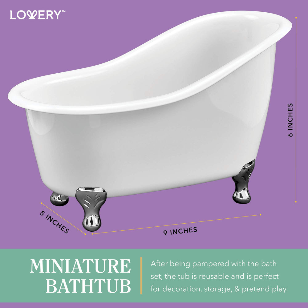 LOVERY Shea Butter and Vitamin E enriched bath bombs for nourished skin.
