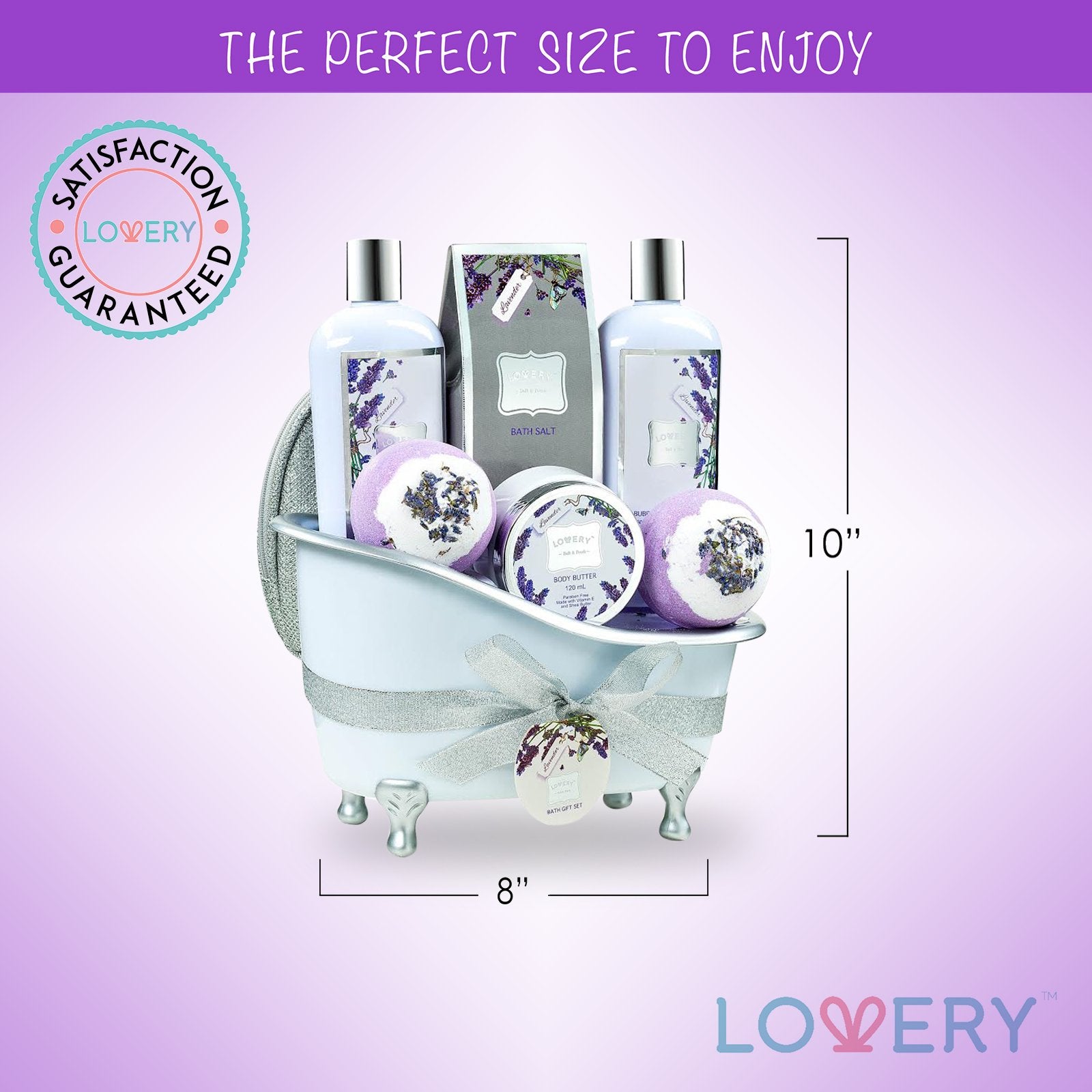 LOVERY spa gift set arrangement perfect for holiday gifting.