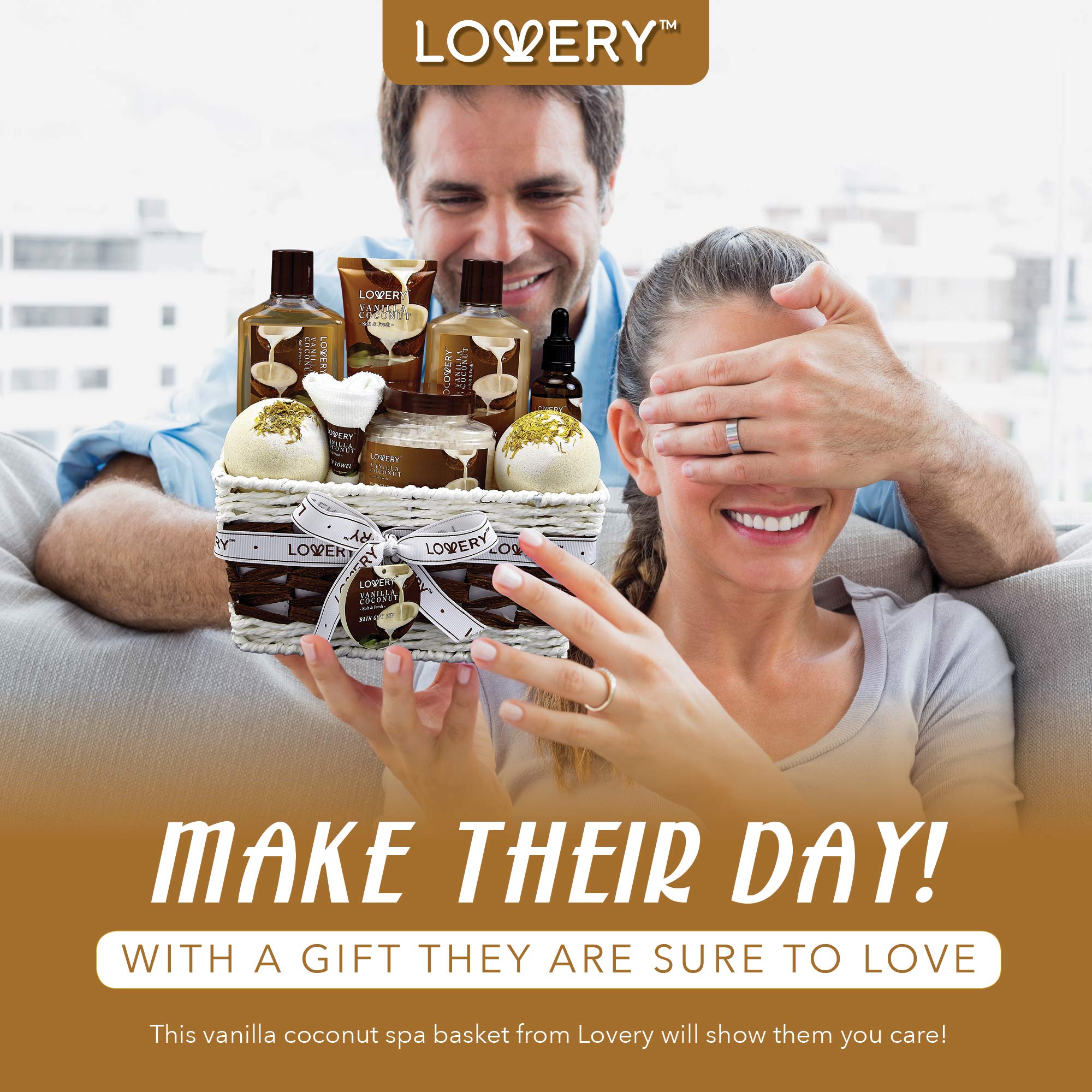 LOVERY vanilla coconut bath salt invites a calming, restorative soak.