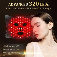 Lovesheme blue-light therapy targets irritation and acne on the mask.
