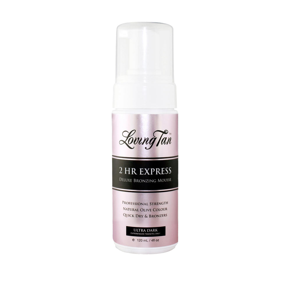 Loving Tan 2HR Express mousse application mitt helps even, streak-free tanning.