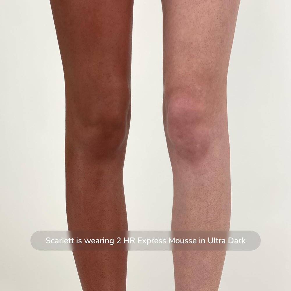 Loving Tan 2HR Express Mousse dermatologist-tested formula supports skin safety.