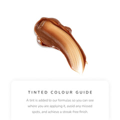 Loving Tan 2Hr Express Self-Tanner Lotion packaging highlights vegan, dermatologist-tested formula