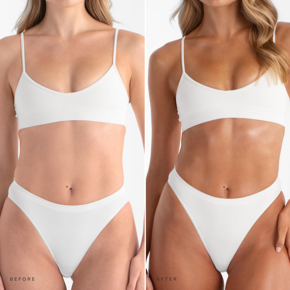 Loving Tan 2Hr Express Self-Tanner Lotion tinted colour guide enables easy application