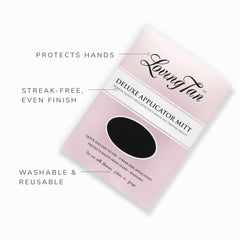 Loving Tan Deluxe Applicator Mitt washable design simplifies cleanup after tanning