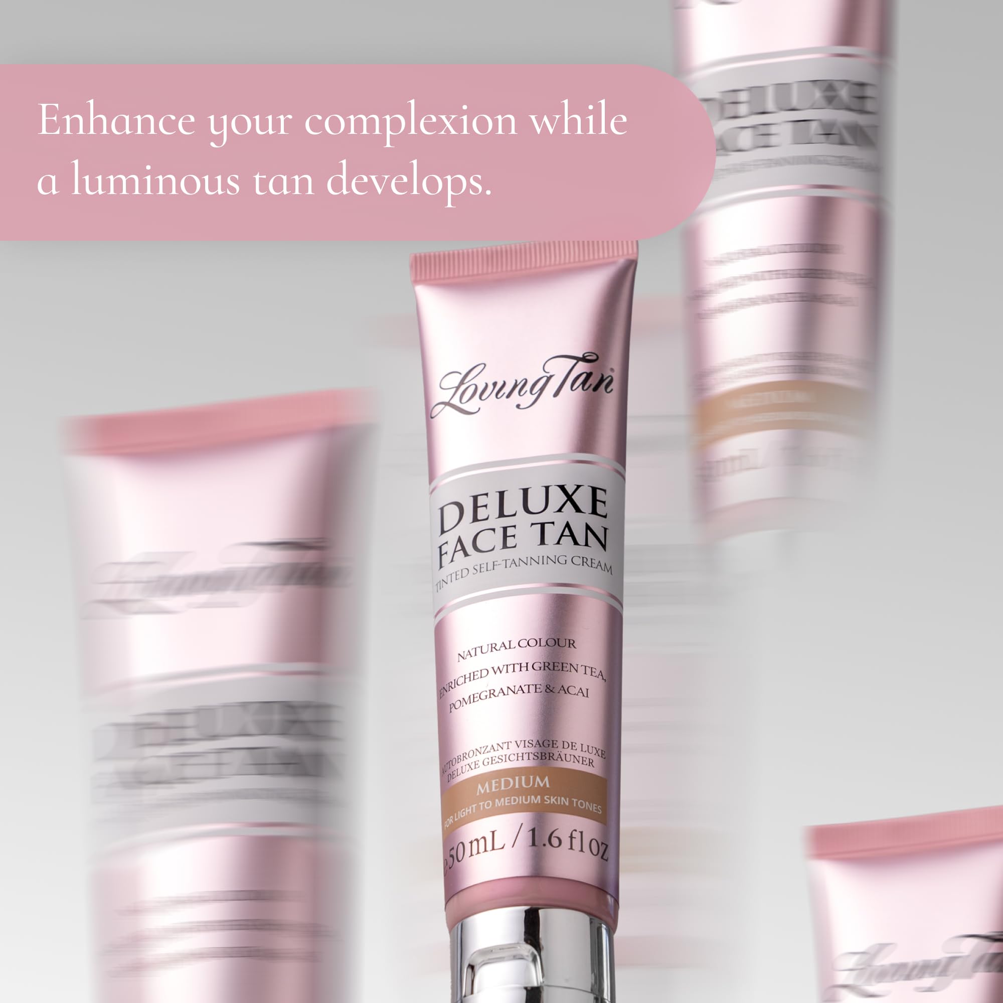 Loving Tan Deluxe Face Self Tanner Australian-made formula signals premium quality.