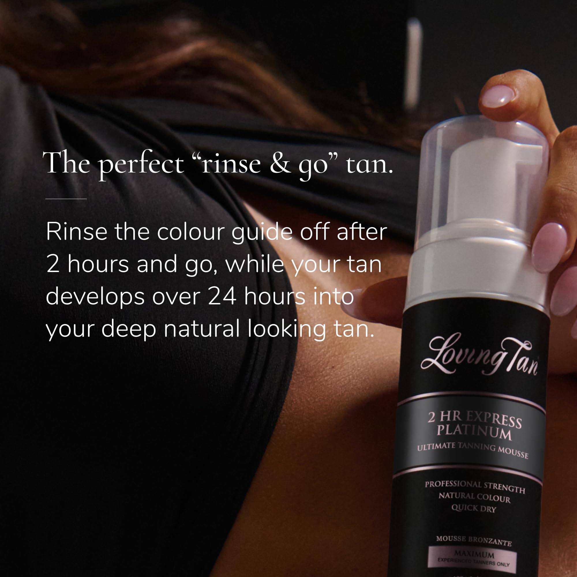 Loving Tan Platinum 2HR Express is Australian-made with premium actives