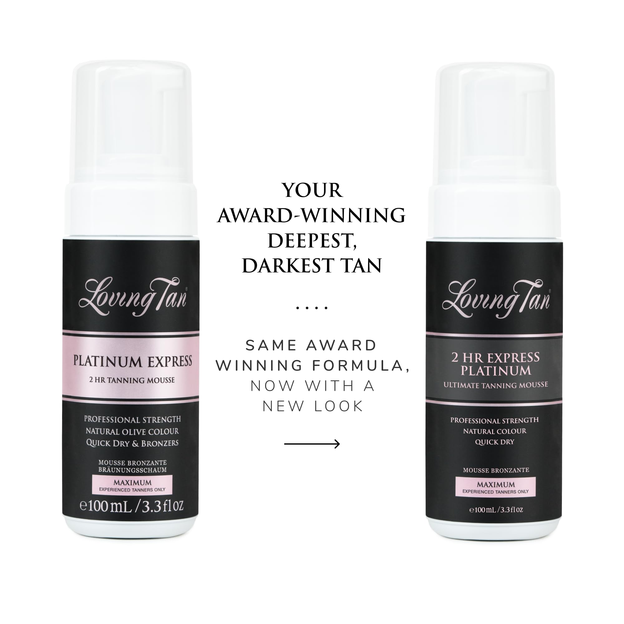 Loving Tan color guide with instant bronzer supports easy, even tanning