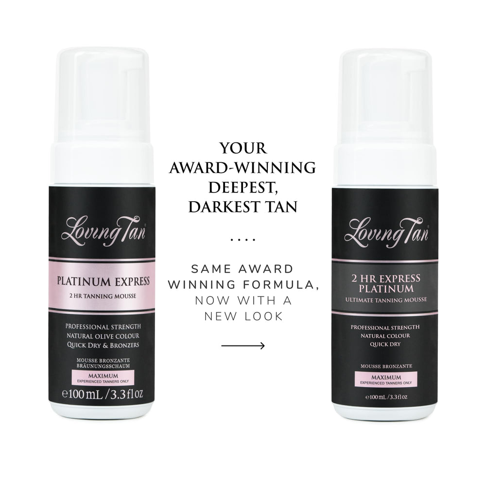 Loving Tan color guide with instant bronzer supports easy, even tanning