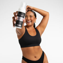 Loving Tan Platinum Mousse Dark foam pump enables quick, even application