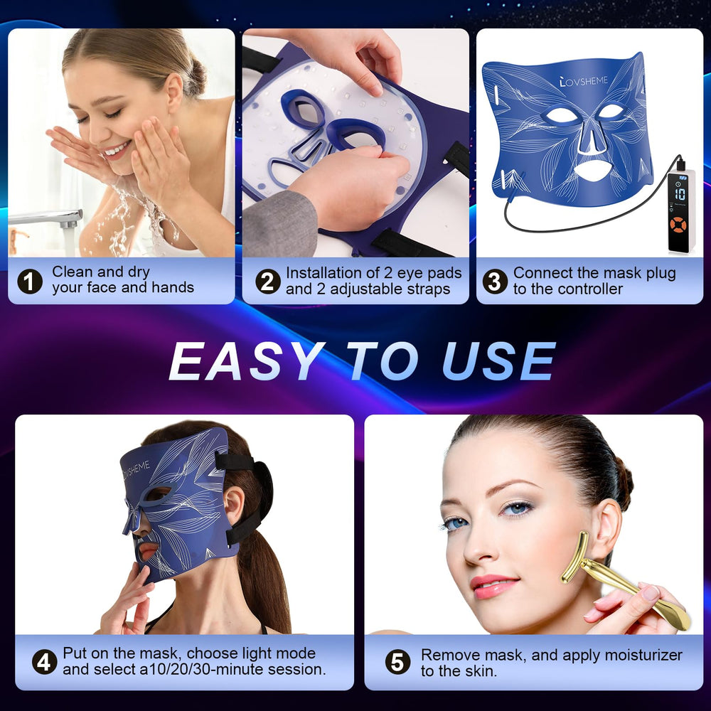 Lovsheme eye protection included ensures comfortable treatment.