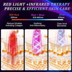 Lovsheme near-infrared red light mode featured for deeper skin support.