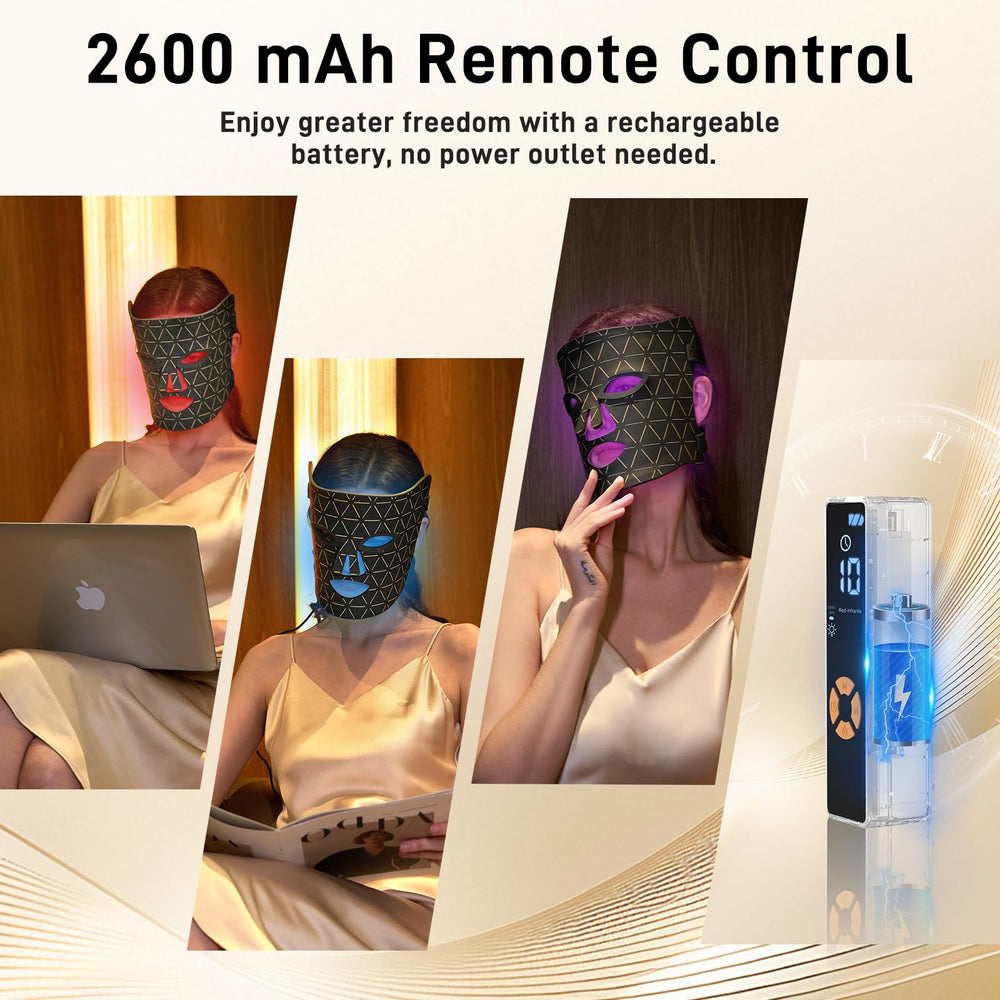 Lovsheme portable LED face mask designed for home use