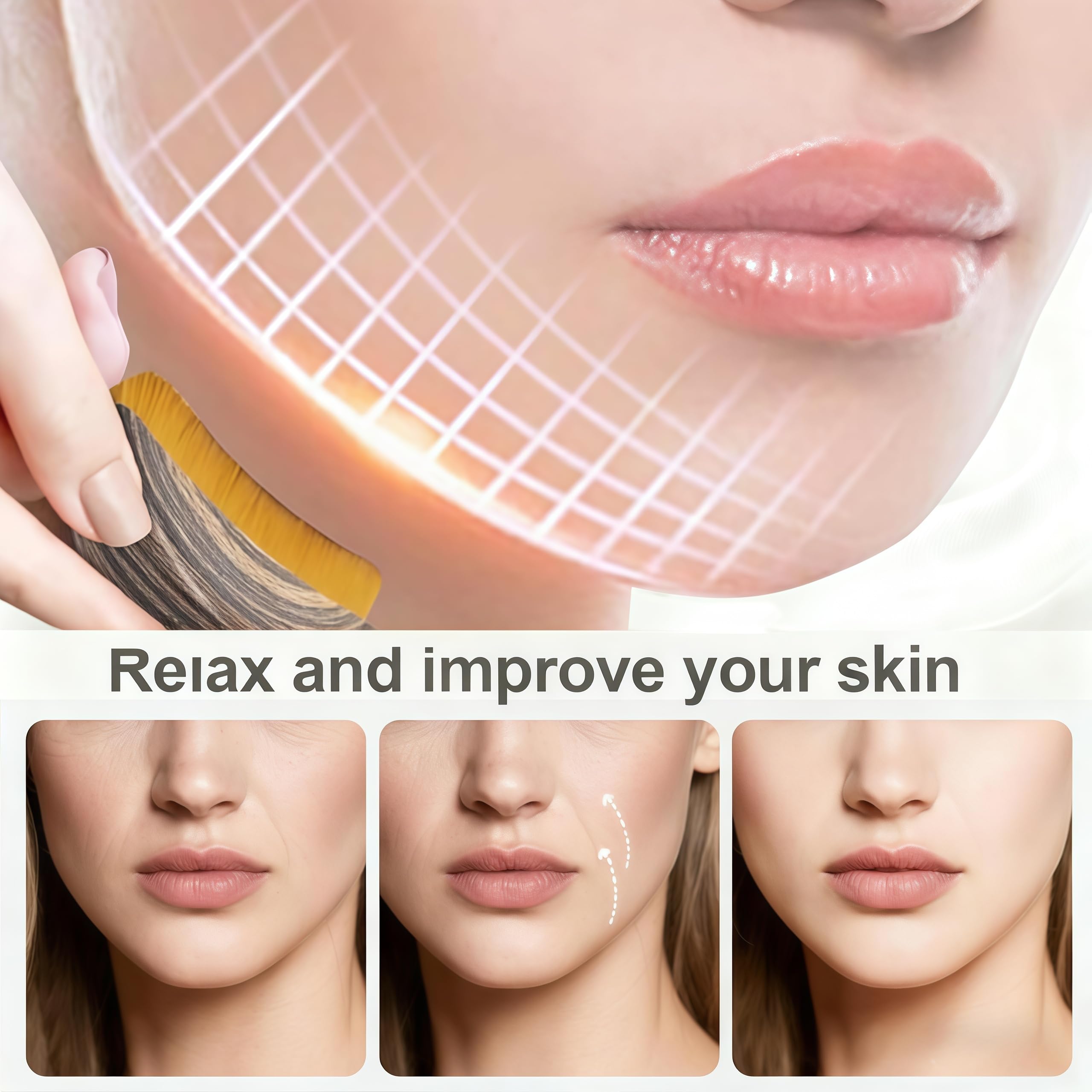 Loyuril serum application with brush for smooth glide in routine