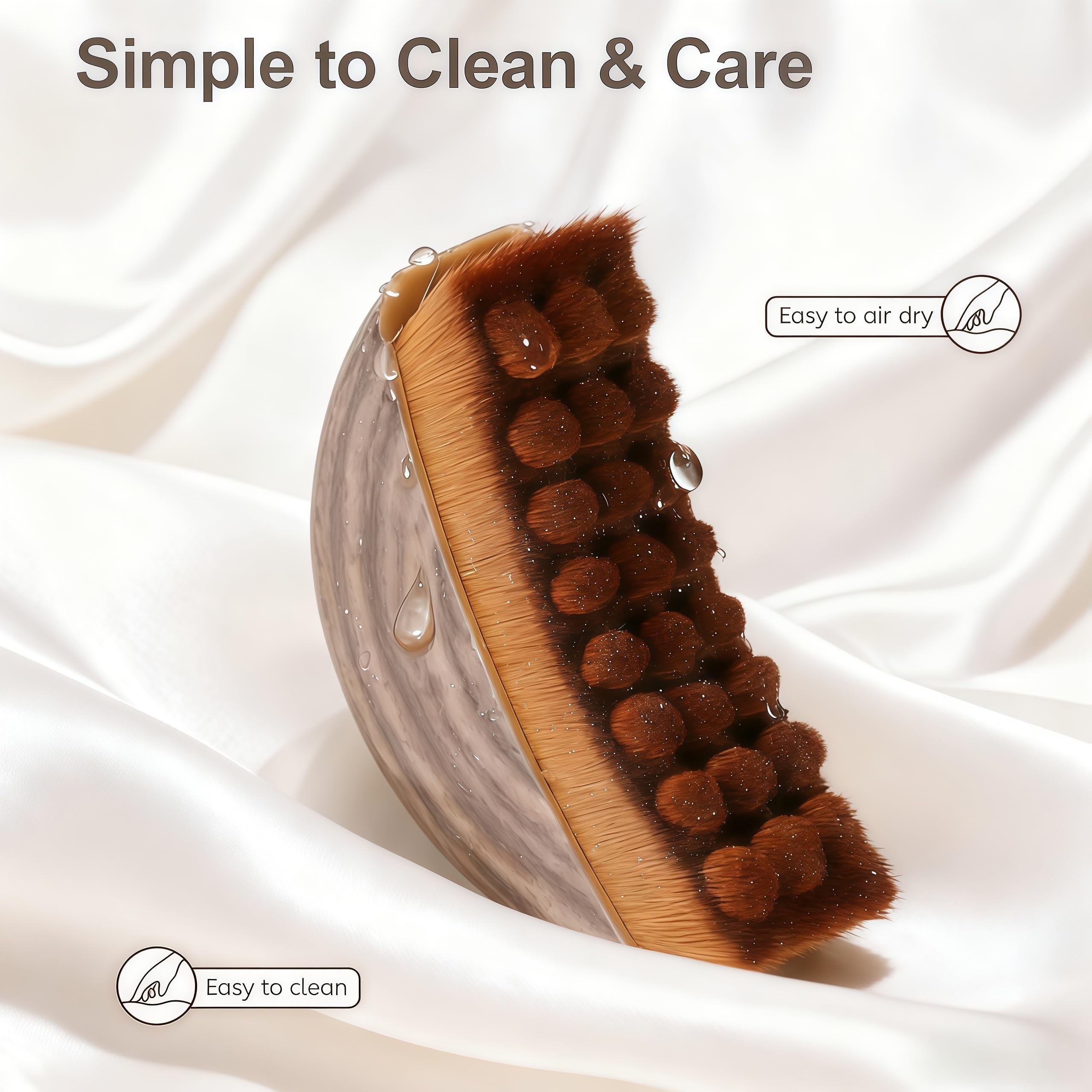 Loyuril two-pack face brushes set displayed on table for home spa use