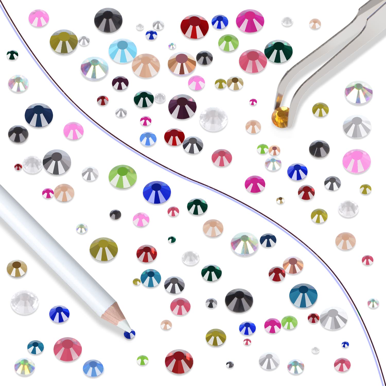 LPBeads crystals offer a glossy finish and bright sparkle for craft projects.