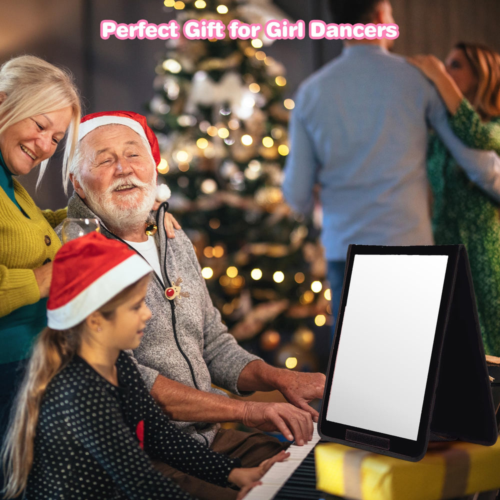 LPHUMEX lightweight travel mirror with handle for easy portability