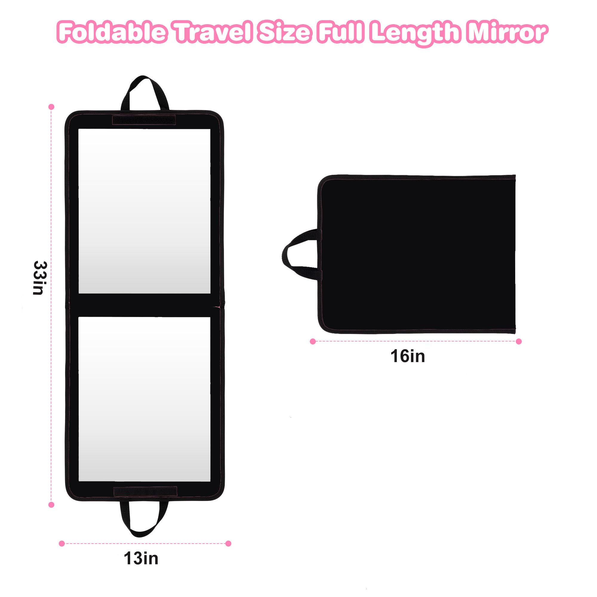 LPHUMEX travel dance full-length mirror helps with quick outfit checks before performances
