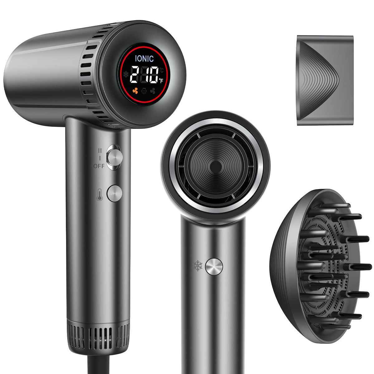lpstea hair dryer compact-travel design for easy packing and fast drying on trips