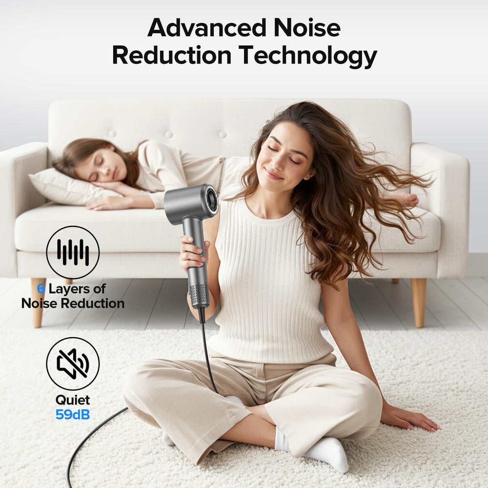 lpstea hair dryer lightweight design reduces fatigue during routine styling