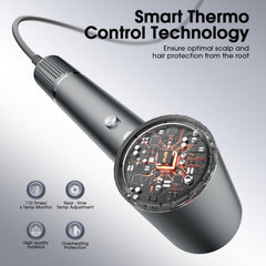 lpstea hair dryer negative-ion generator reduces frizz and static.