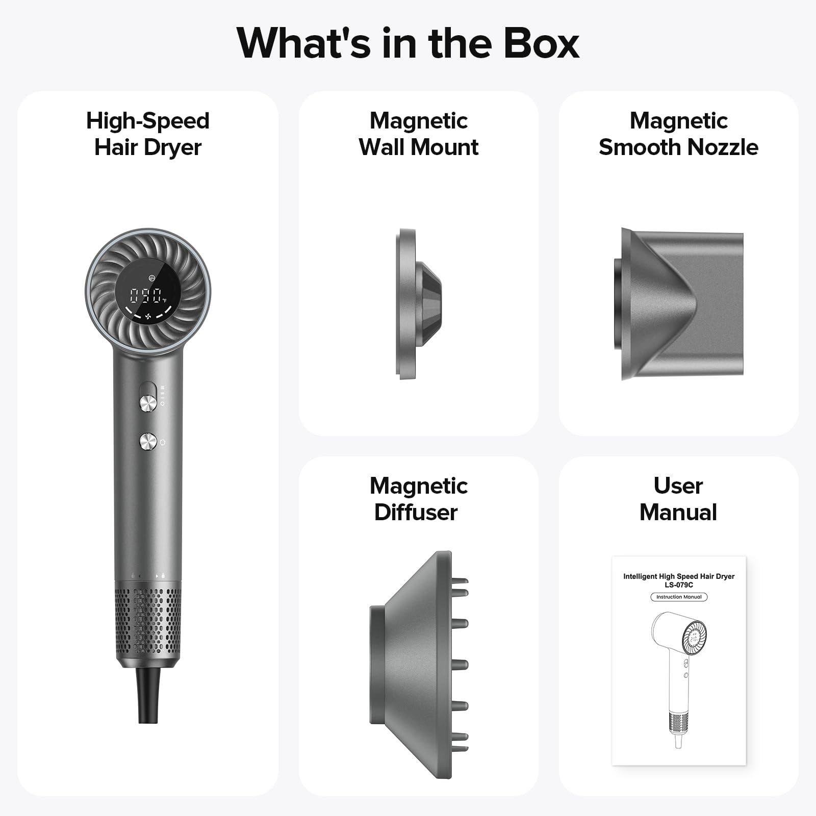 lpstea hair dryer travel-friendly kit supports home and trips