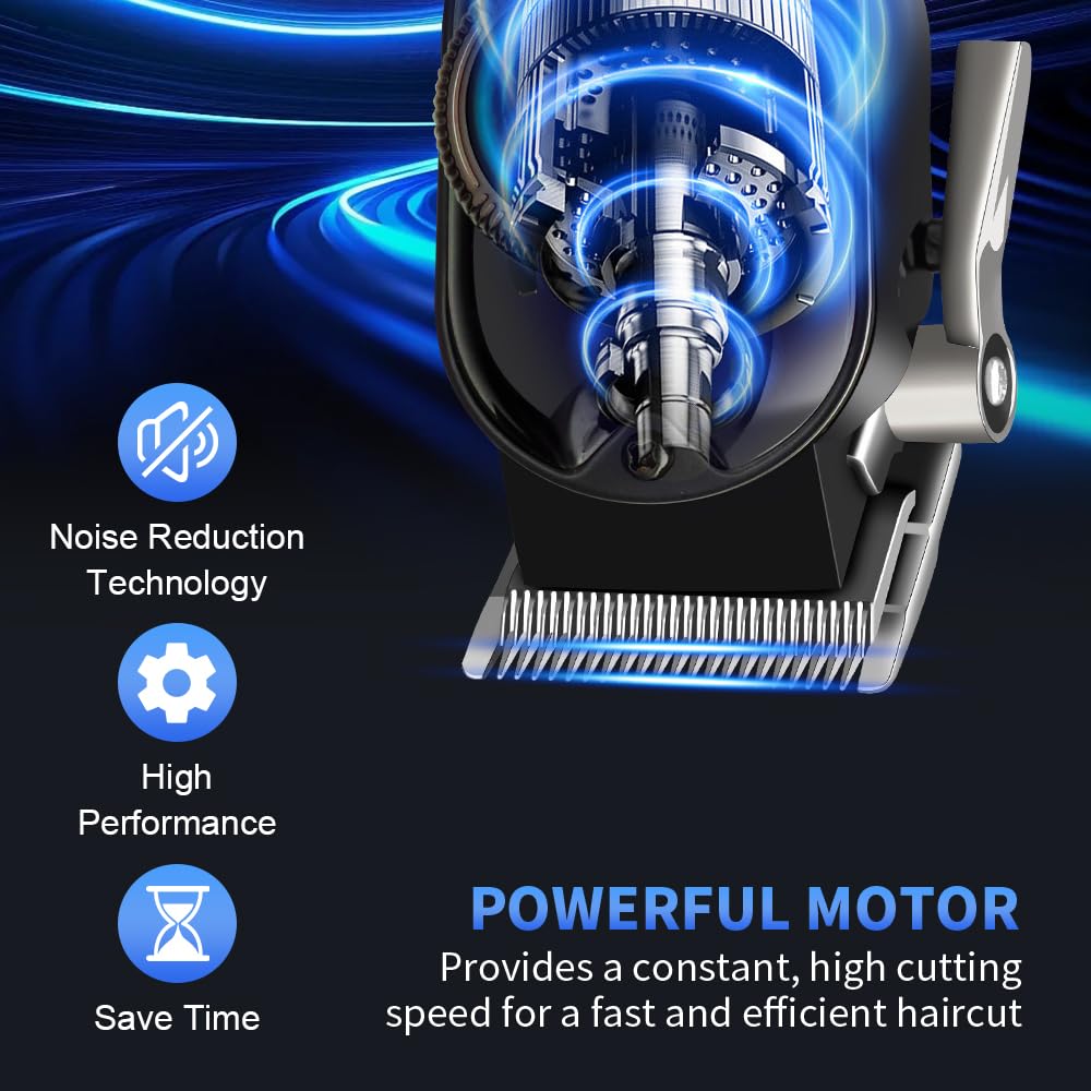 LQT LED display active during charging and use on the clippers.