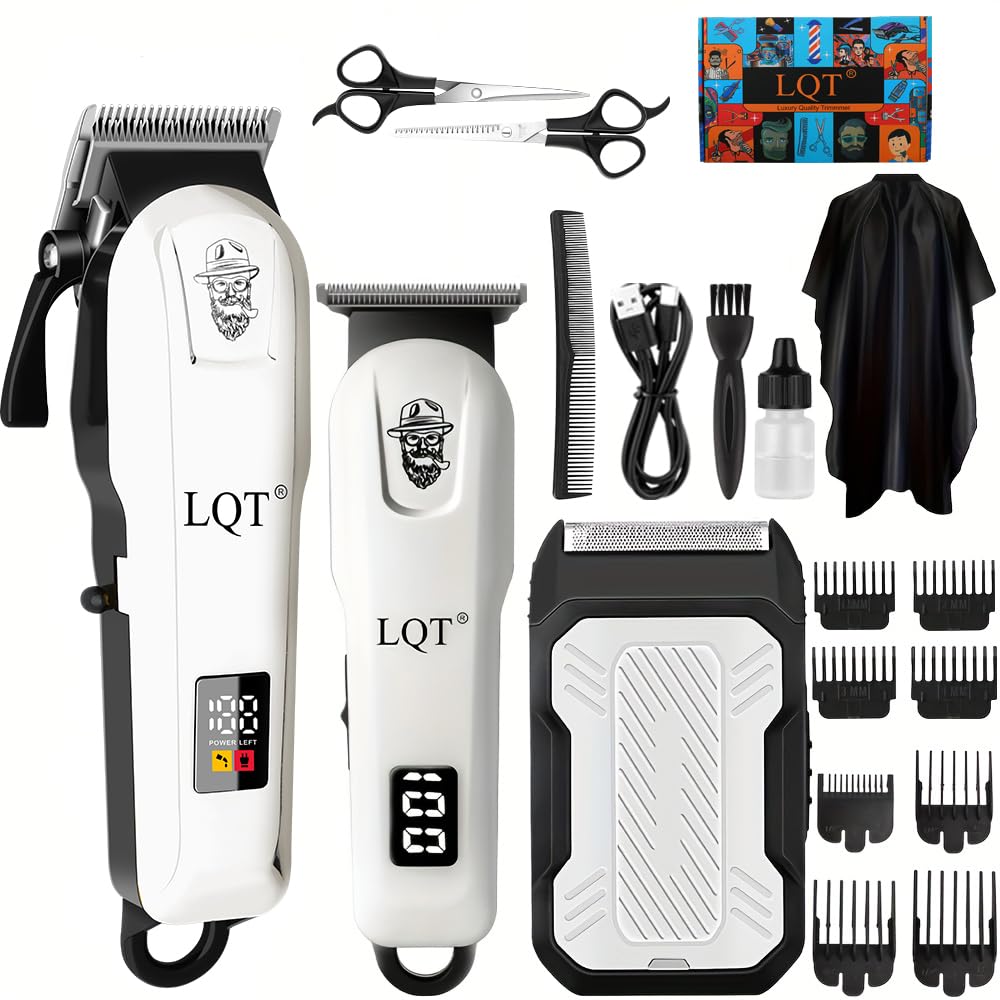LQT hair clippers main cordless set for versatile at-home barbering and styling