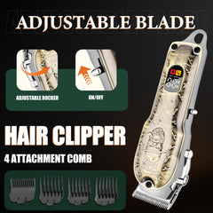 LQT clippers with a metal embossed body for premium durability and grip