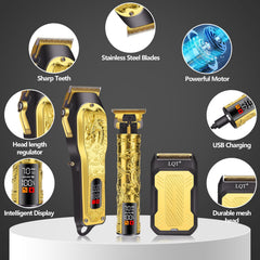 LQT large-capacity battery with LED indicator for long sessions.