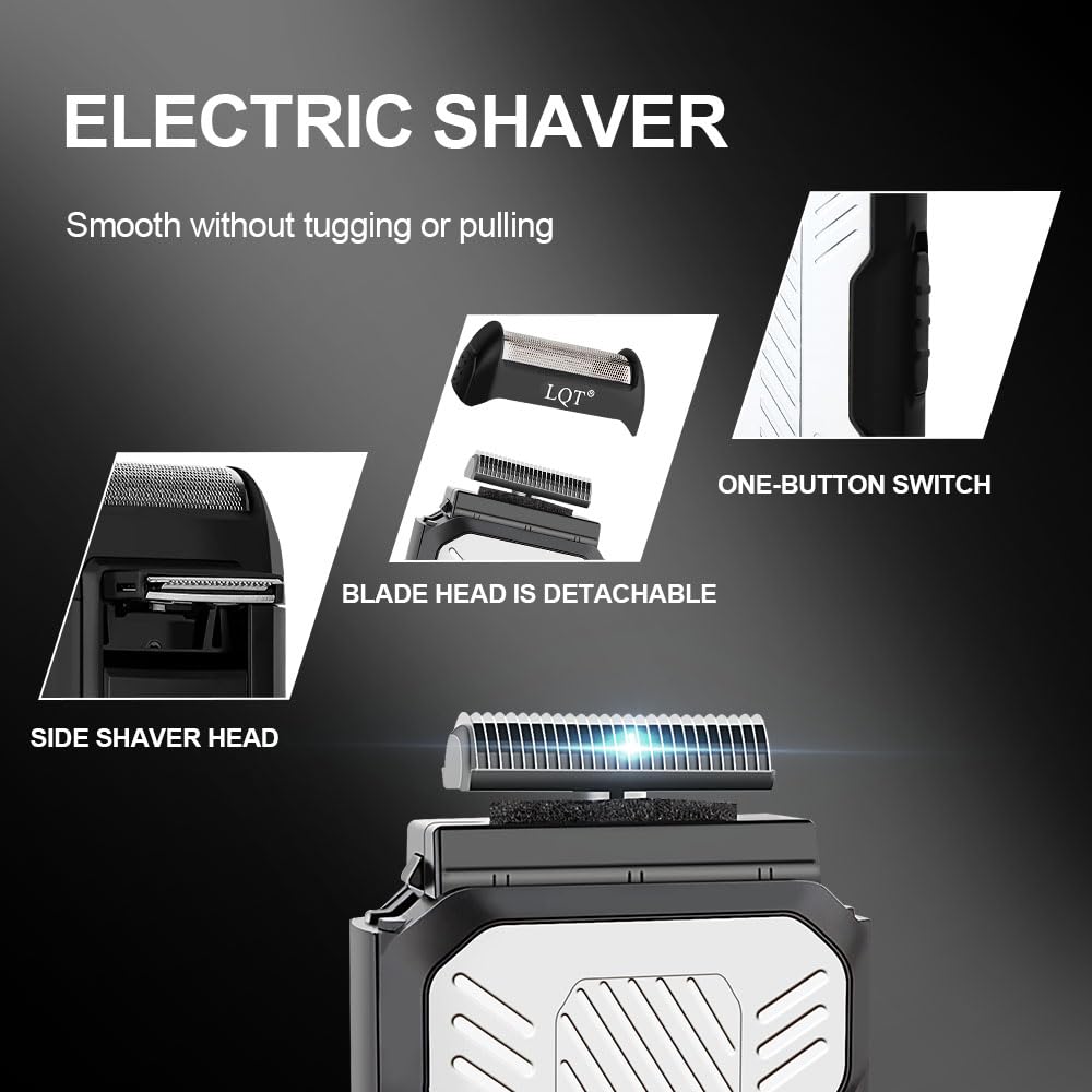 LQT LED display on clipper reveals battery level and maintenance reminders