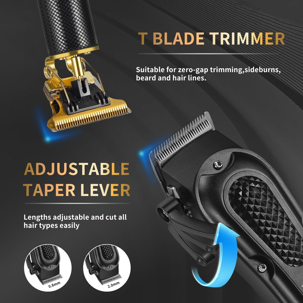 LQT Men's Pro Hair Clippers Kit quiet motor supports peaceful nighttime styling and dorm use.