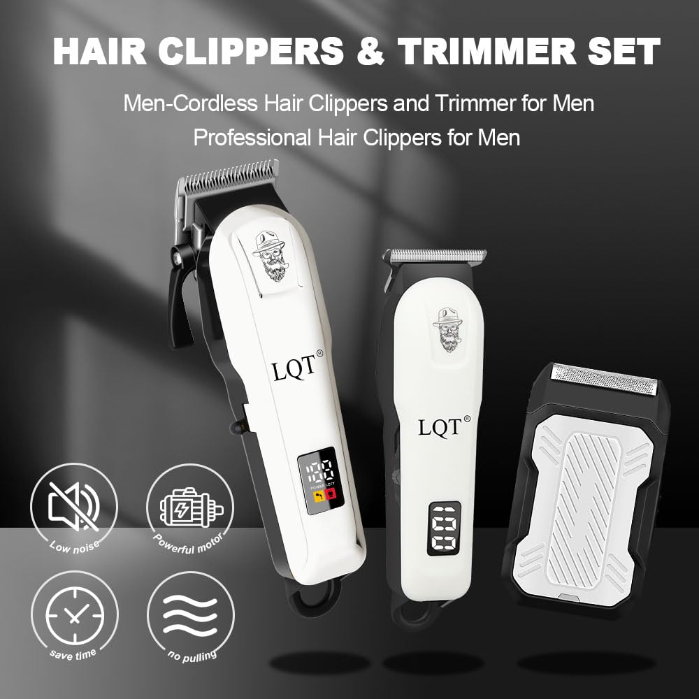 LQT zero-clearance trimmer closeup shows precise beard detailing for clean edge work at home