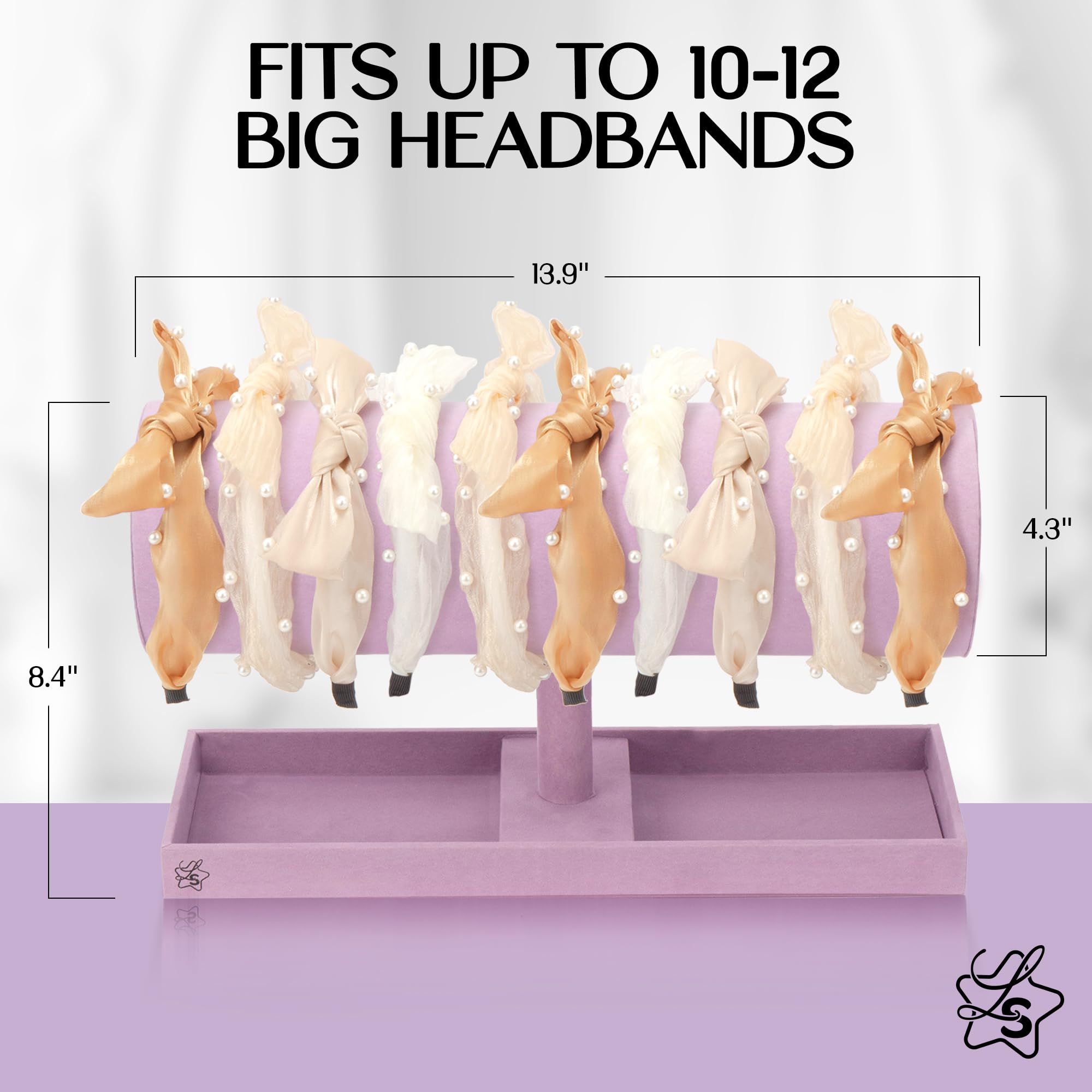 LS Lulu & Summer Headband Holder Organizer easy-access routine for busy mornings