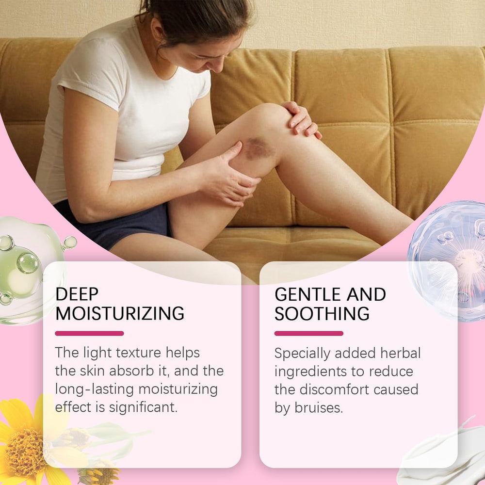 LSJSDS Bruise Cream daily routine scene suggests consistent elasticity support.
