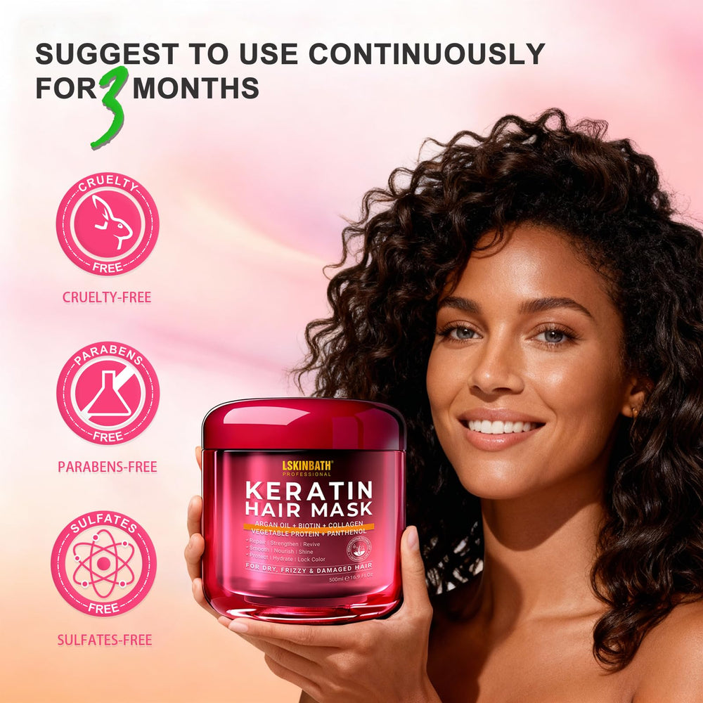 LSKINBATH Bleached hair treatment showcases weekly repair for color-treated strands