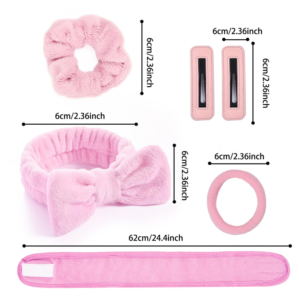 LTHYHJ Spa Gift Set wristbands catch drips and protect arms during washing.