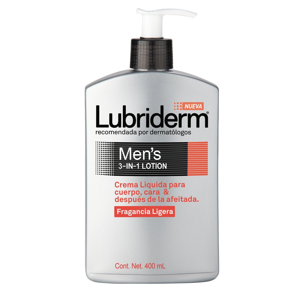 Lubriderm Fragancia Ligera 400 ml bottle—light fragrance and daily moisturizing for skin