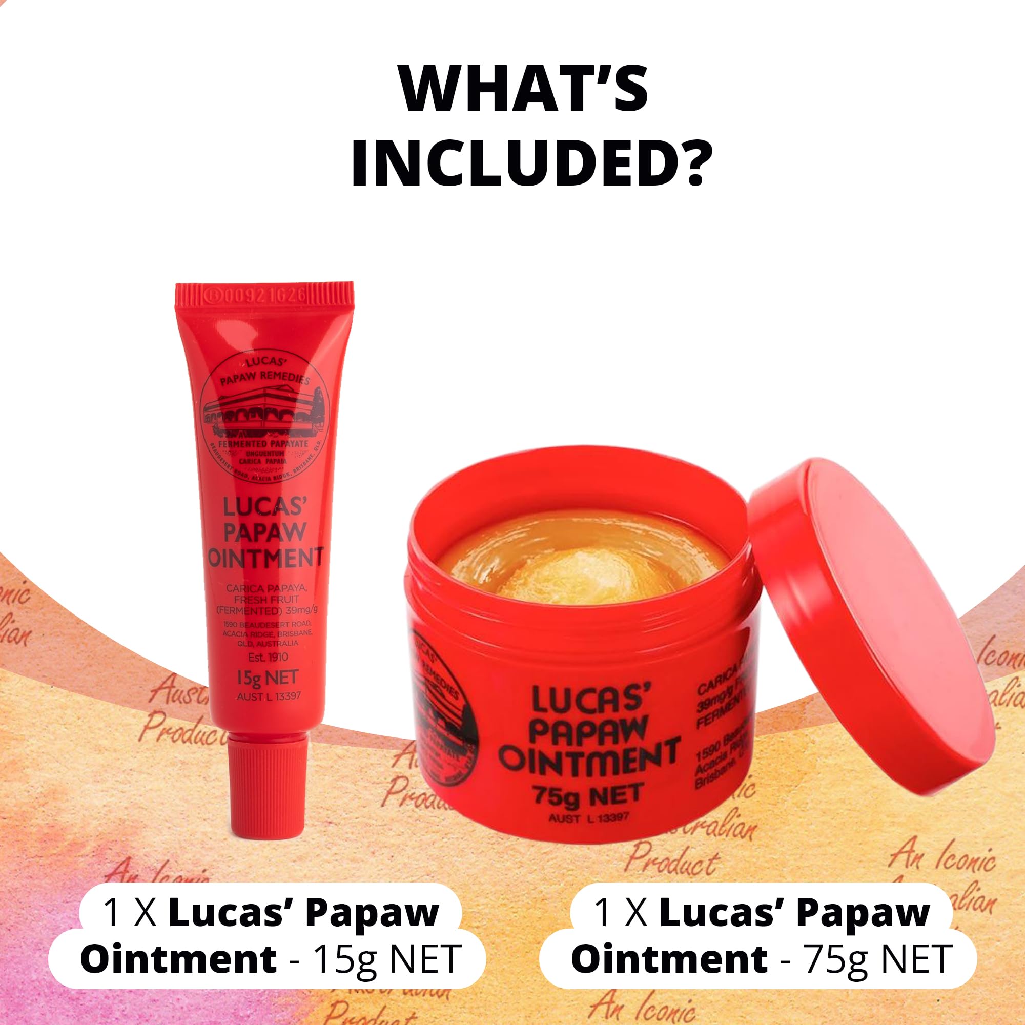 Lucas Papaw travel-size balm 15g for on-the-go lip and skin relief